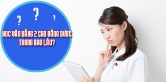 Thời gian học văn bằng 2 Cao đẳng Dược là bao lâu?